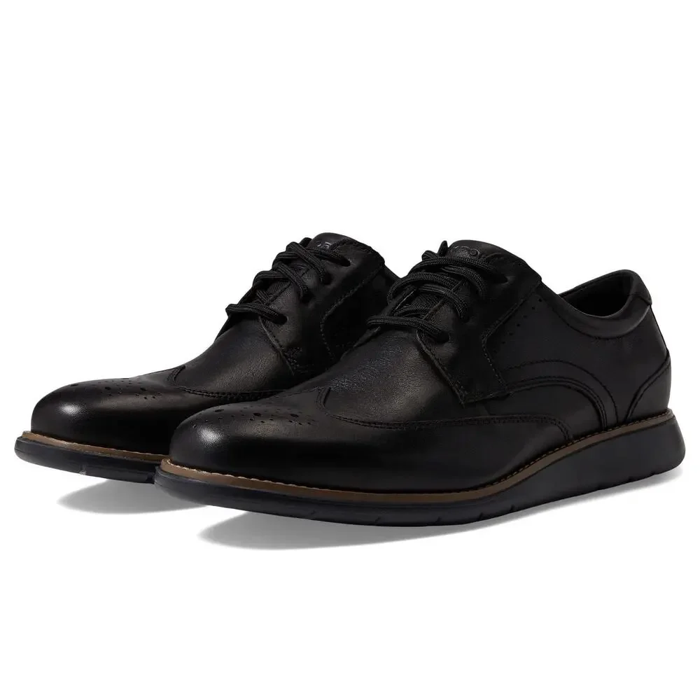 ROCKPORT TOTAL MOTION CRAFT WING TIP BLACK 12 M (D)